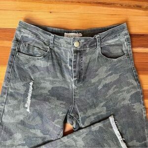 Camo Women Skinny Jeans